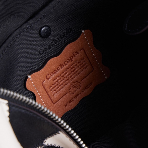 Coach Alter/Ego Slouchy Shoulder Bag In Checkerboard Upcrafted Leather Purses - Picture 11 of 12